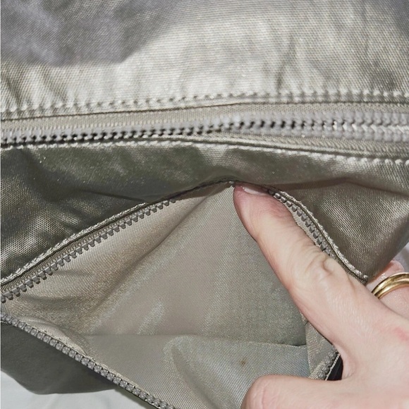Kipling Metallic Pewter Crossbody Bag - Picture 8 of 8